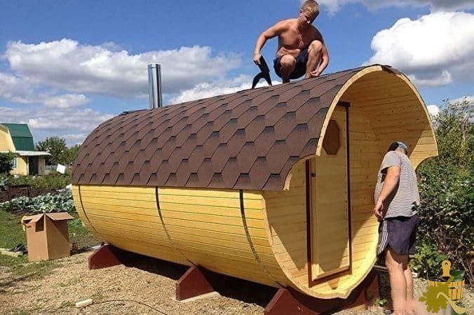 Что такое баня-бочка (банить) Что такое баня-бочка