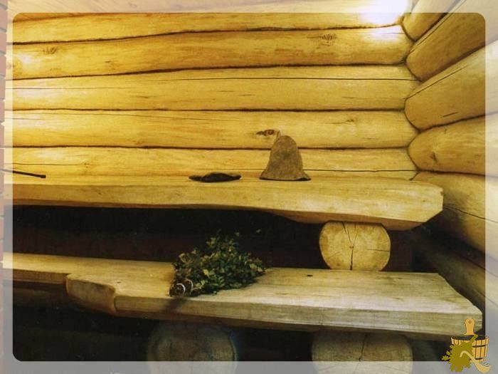 Скамейка в бане (скамейка, баня) Скамьи в парилке