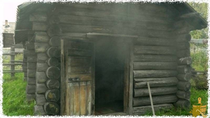 Баня по-чёрному (банить) Двери в бане