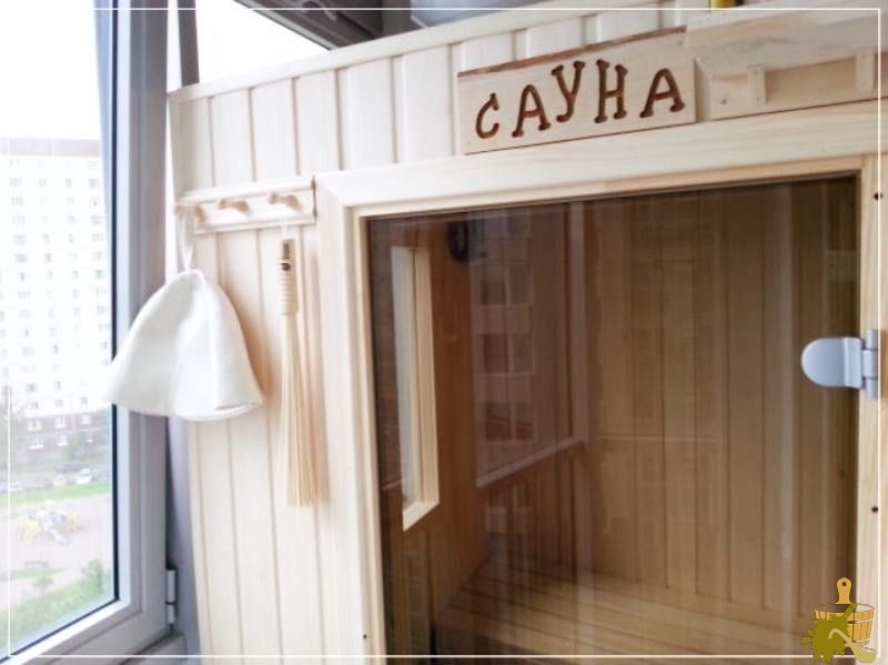 Сауна на балконе своими руками: основные моменты строительства (сауна, балкон, рука, основной) сауна на балконе