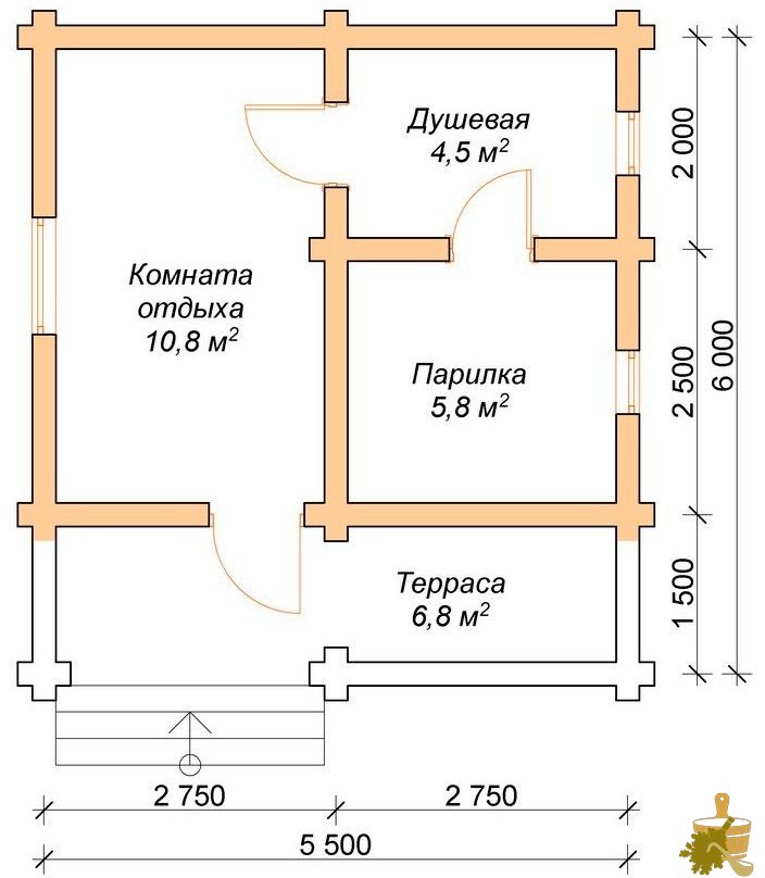 Баня из лиственницы: особенности материала, нюансы постройки, эксплуатация (баня, лиственницы, особенности, материала) Баня из лиственницы: особенности материала, нюансы постройки, эксплуатация