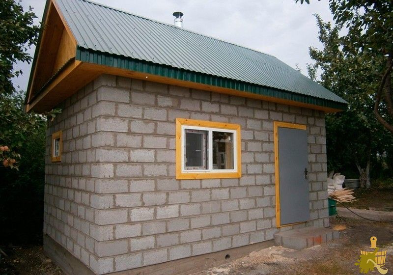 Баня из пеноблоков — особенности материала, этапы строительства, полезные советы (баня, пеноблоков, особенности, материала, строительства) Баня из пеноблоков — особенности материала, этапы строительства, полезные советы