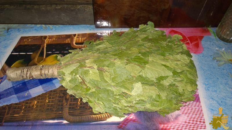 Правильно высушенный веник