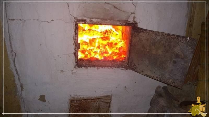 огонь в печи