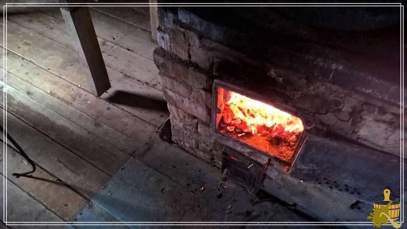огонь в печи