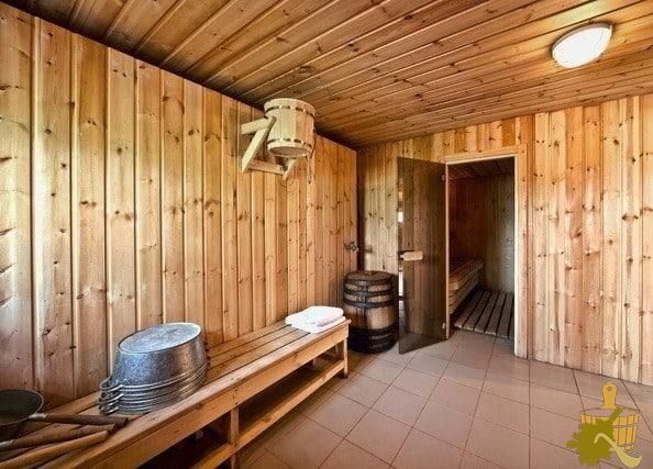 Планировка мойки и парилки отдельно в бане 4х6