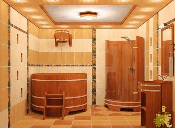 Планировка мойки и парилки отдельно в бане 4х6