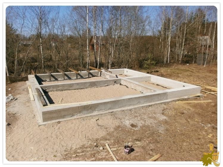 Рубленная баня своими руками (рубить, банить, рука) fundament