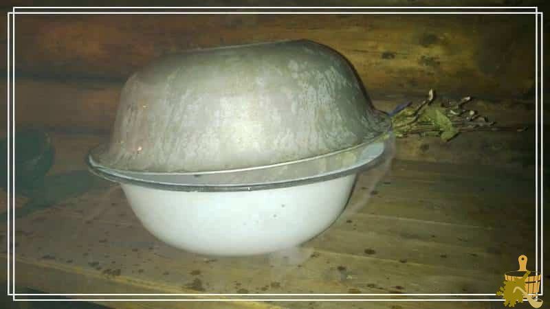 таз с веником