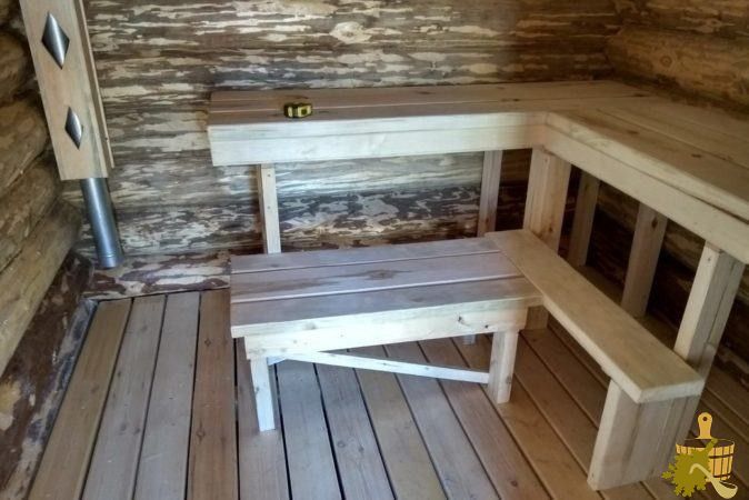 Баня с мойкой и парилкой