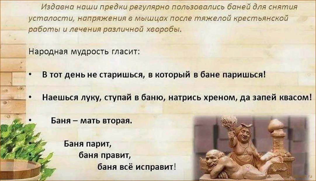 Бани: польза и противопоказания