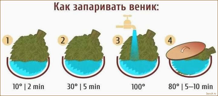 Как правильно запарить березовый веник для бани: запаривание, замачивание и заваривание